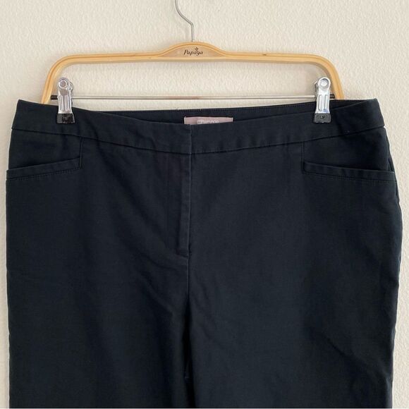 Chico’s Black Trousers Size 2 (Large) - Picture 4 of 10